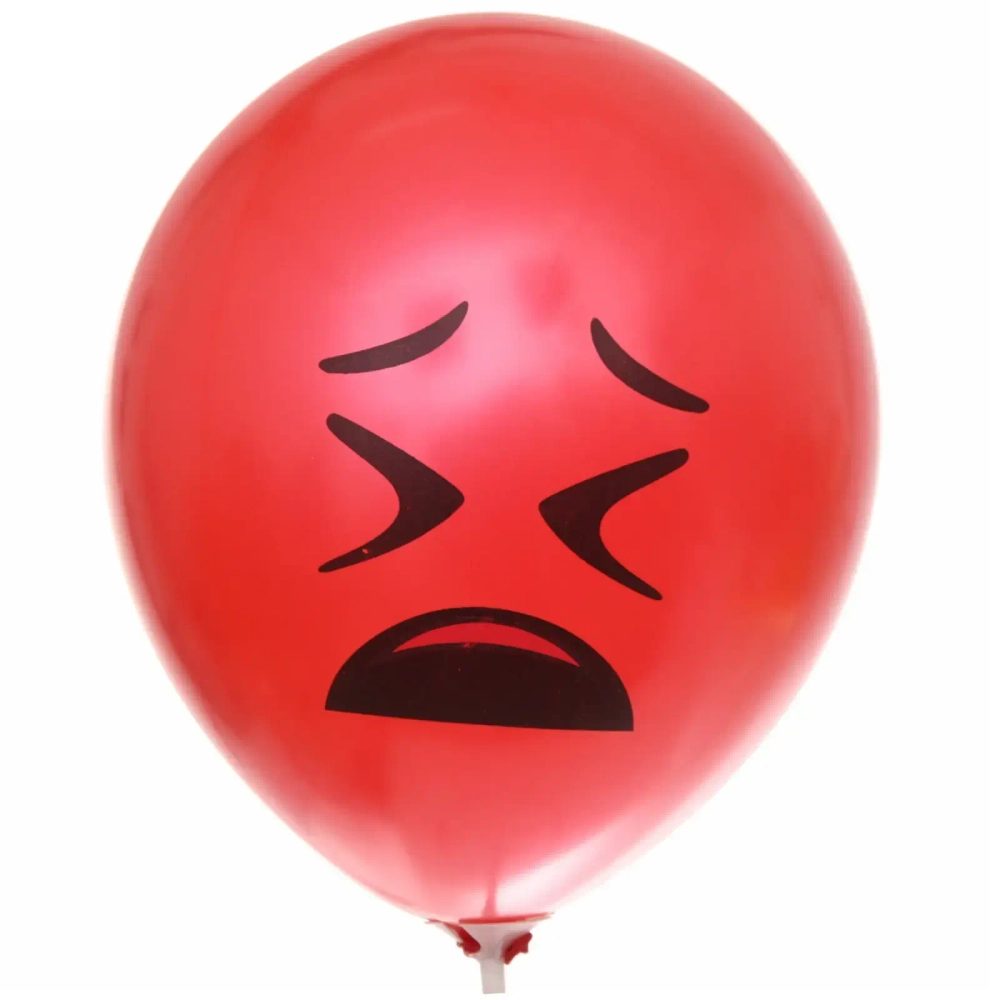 Воздушные шары 25 шт, 12»/25см «Эмоции»