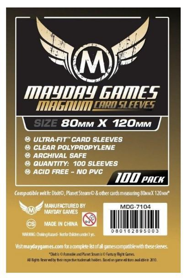 Протекторы для настольных игр Mayday Magnum Dixit (80x120) - 100 штук