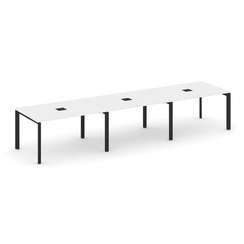 Style Project Стол переговорный SN-59P.SPRG-024 Белый/Металл Черный 4740*980*750