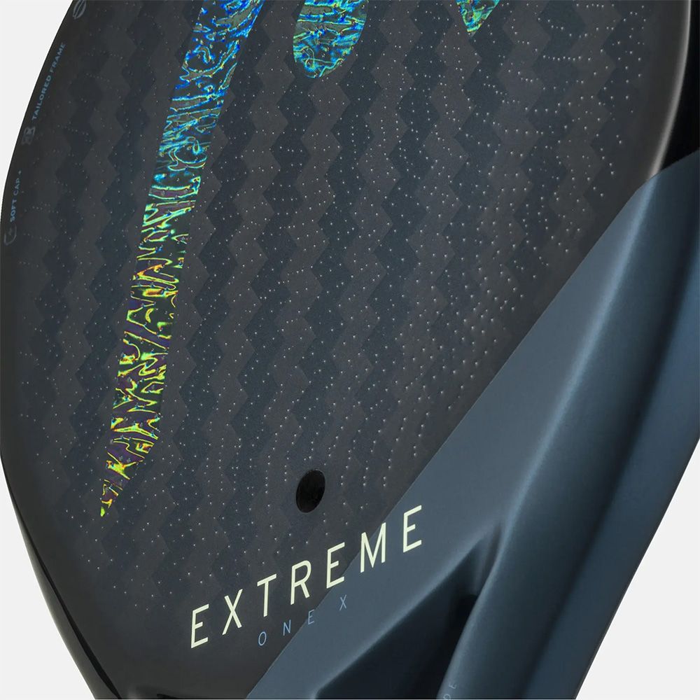 Ракетка для падела HEAD Extreme One X 2025, 223105, для профессионалов, углеродн. волокно, темно-син
