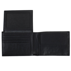 Кошелек из черной натуральной кожи Piquadro Black square PU1392B3R/N