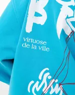 Худи Bruler d'Amour Investigation Azure Blue синий