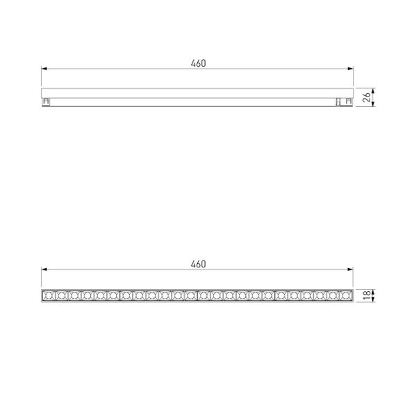 Трековый светильник Elektrostandard Brass Line a071850