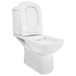 Унитаз-компакт Creo Ceramique TOURS 370х700х790 напольный, с тонкой крышкой и быстросъемным сиденьем микролифт (TO1003N+TO1002RS)