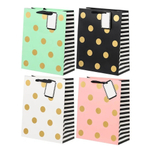 Подарочный пакет Basir, серия "Горох", 19,5*8*23,5 см, ассорти