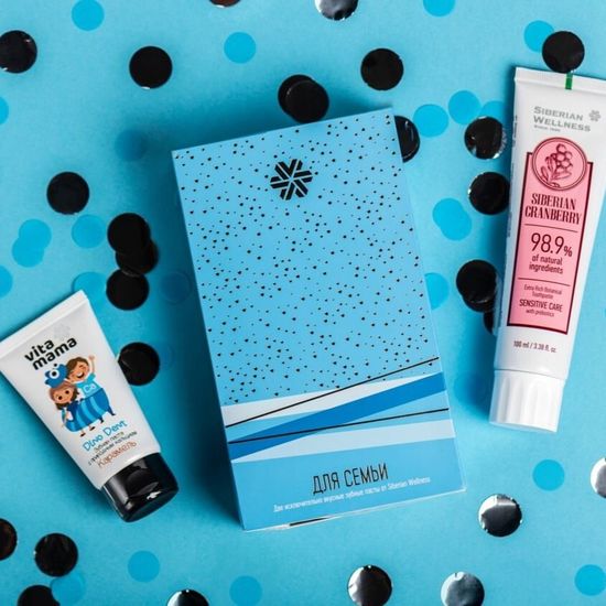 Подарочный набор зубных паст «Для семьи»