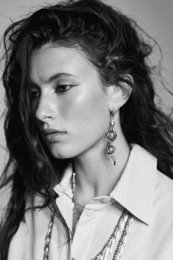 ZARA КОМБИНИРОВАННЫЕ СЕРЬГИ «ЗМЕИ» С ТЕКСТУРОЙ, ЗОЛОТИСТЫЙ