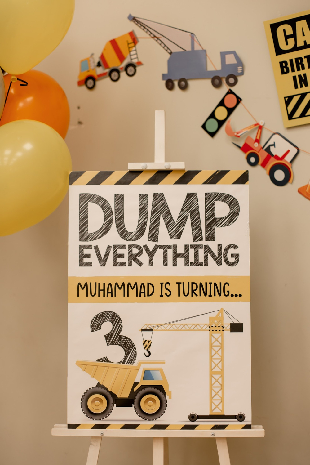 Construction Party for boy