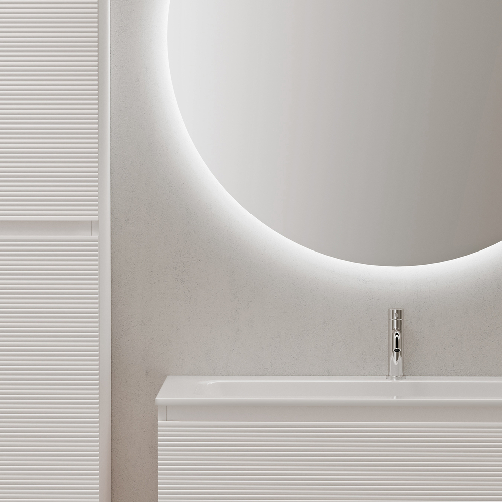 Тумба подвесная под раковину Sancos Folk, Bianco 995х445х500