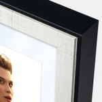 ZEP RZ368W 10x15/15x20 Roma White мдф (белая,стекл.фон) ф/рамка