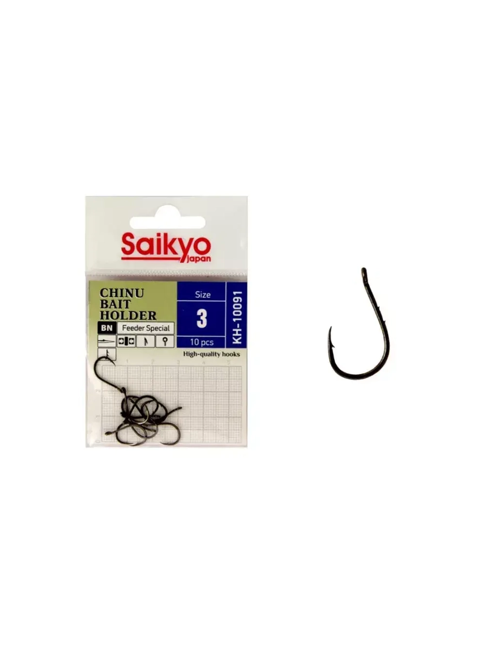 Крючки для рыбалки Saikyo KH-10091 BN CHINU BAIT HOLDER