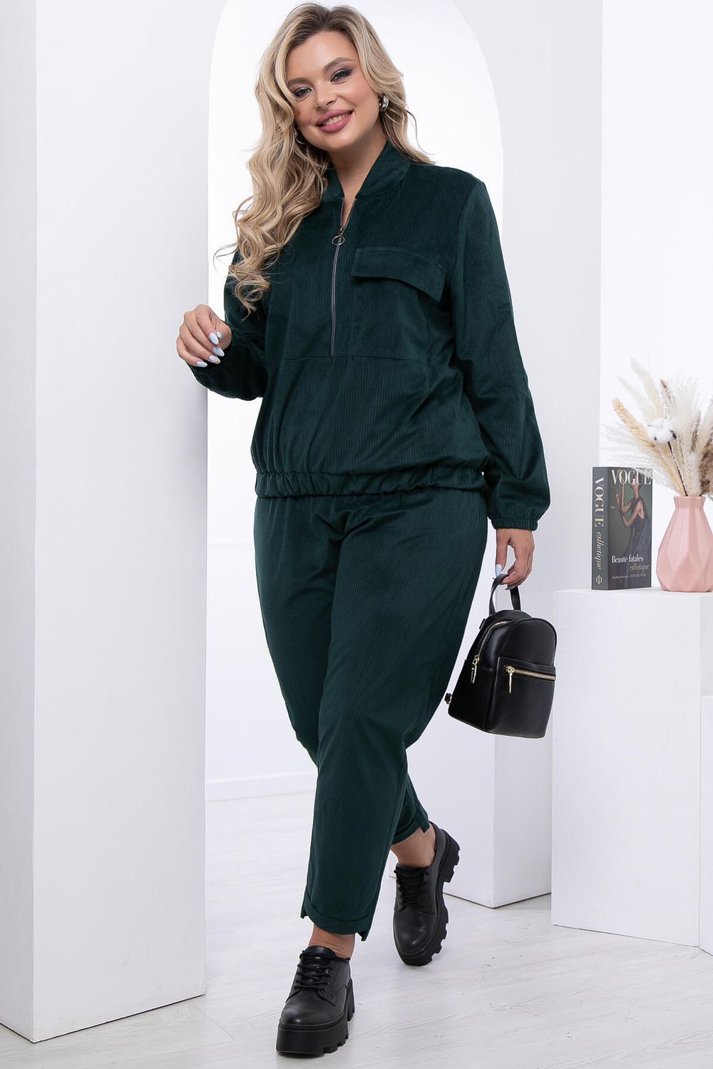 Костюм "Августа" (изумруд) К5140 LT Collection