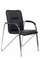 Стул Самба с мягкими подлокотниками SMB-01H Хром гальв. Черный