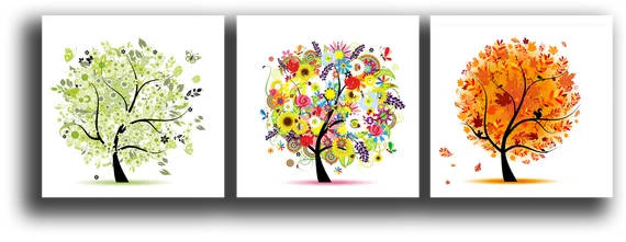 Модульная картина "Времена года"