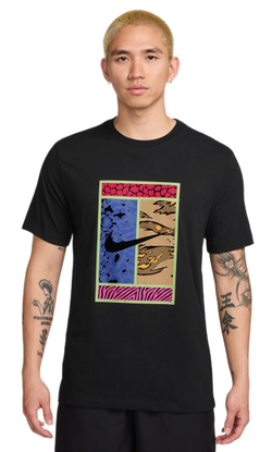 Мужская теннисная футболка Nike Court Dri-FIT Tennis - black
