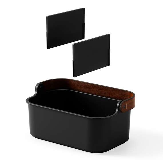 Органайзер bellwood, 29х17 см, черный/орех