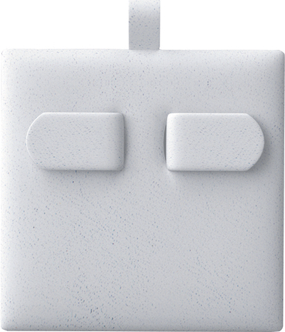 Вкладыш 10/горизонтальный/для серег/2 язычка/петелька