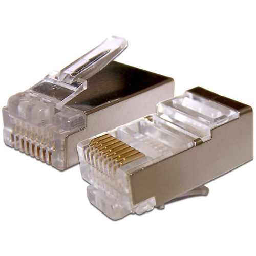 Коннектор RJ-45s 8P8C cat.5e экранированный (100 шт)