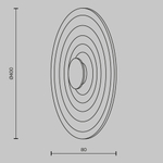 Настенный светильник (бра) Maytoni MOD400WL-L5KH3K