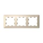 ATLASDESIGN AIR 3-постовая РАМКА, БЕЖЕВЫЙ/дымчатый белый