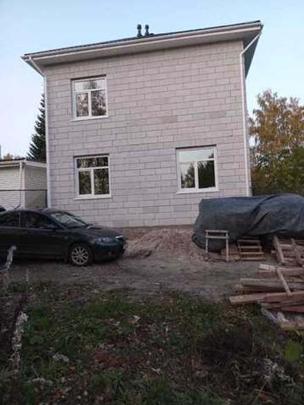 Индивидуальный жилой дом из сибита с фаской в п. Апрель. 2023-2024 Кадастровый номер 70:21:0200057:1028