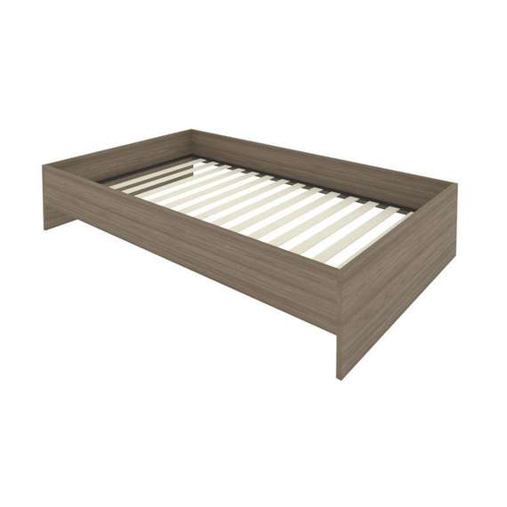 Light Кровать с ортопедическим основанием без изголовья С-К-120 Вяз Благородный 1250*2050*400