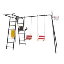 ROMANA Спорт Плюс 2 (антрацит) (с цепными качелями)