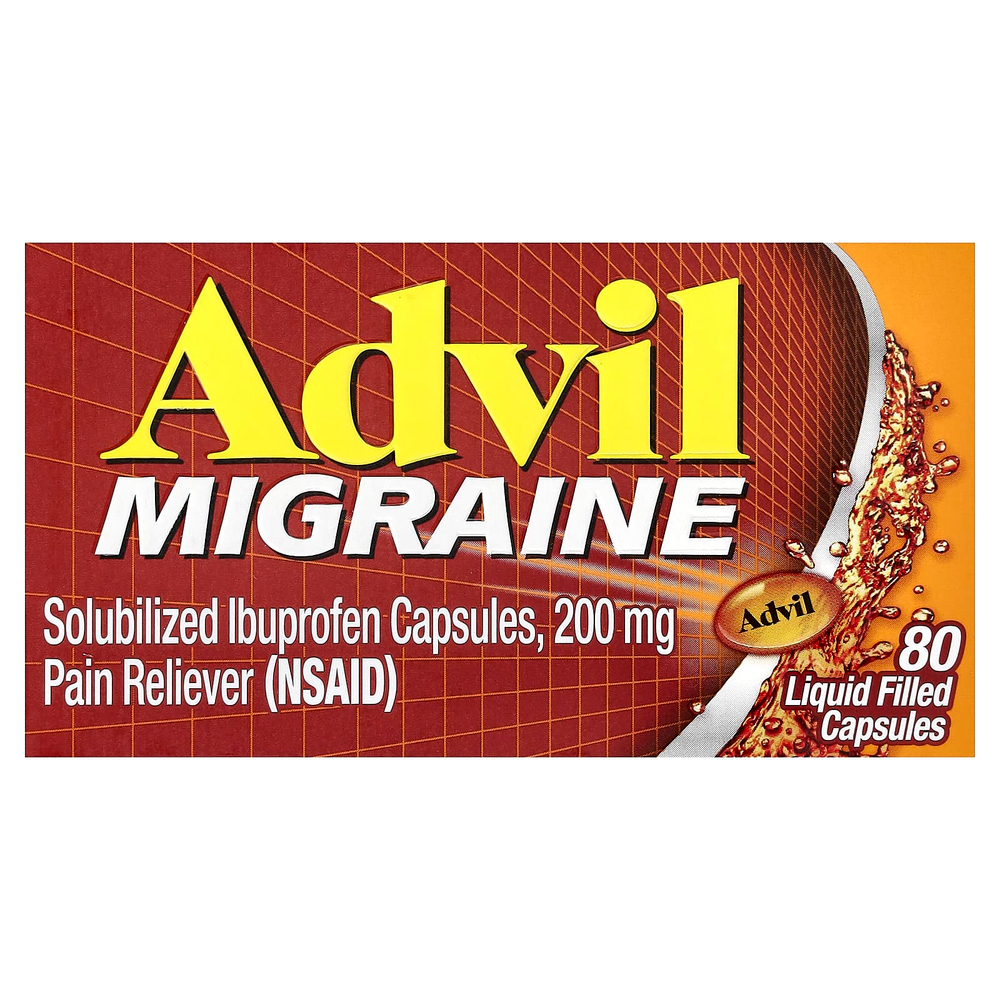 Advil, ибупрофен, 80 капсул с жидкостью