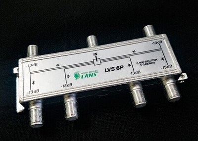Делитель LANS на 6 вых. / 5-2300МГц /