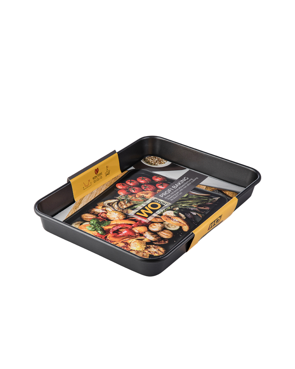 Форма для запекания 39х29х4.7см Wo Home Profi Baking чёрная