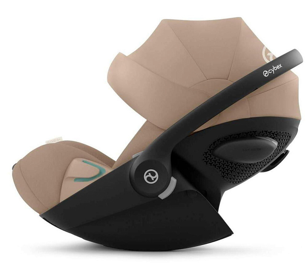 Коляска Cybex Priam IV Chrome Brown complete и автокресло Cloud G i-Size Almond Beige Plus 3 в 1 Mirage Grey