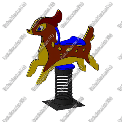 Качалка для детей для игровых комнат, площадок "Олененок"