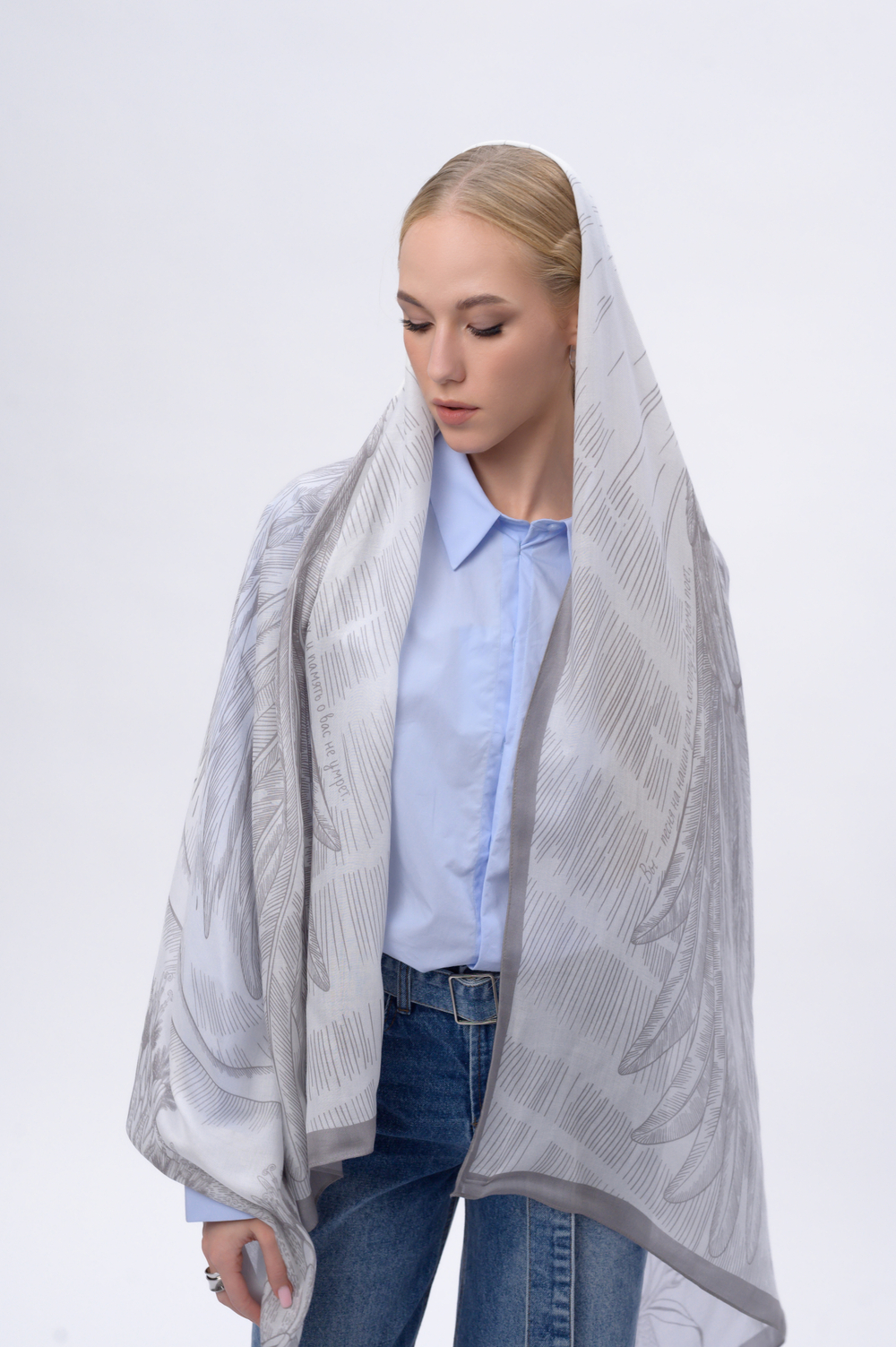 Палантин «Жить за двоих»