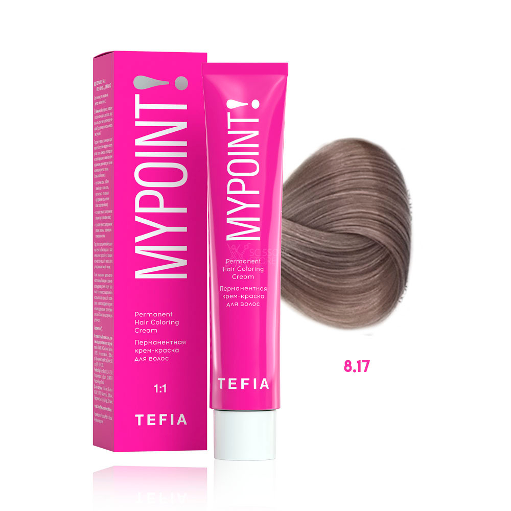 TEFIA Перманентная крем-краска для волос MYPOINT 60мл