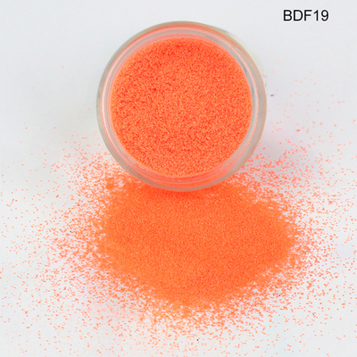 Блестки неоновые оранжевые мелкие 2 гр размер фракции 0.01