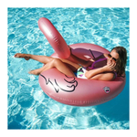 Круг надувной flamingo rose gold