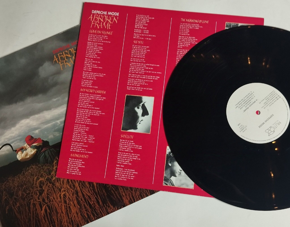 Винтажная виниловая пластинка LP Depeche Mode A Broken Frame (Швеция 1982)