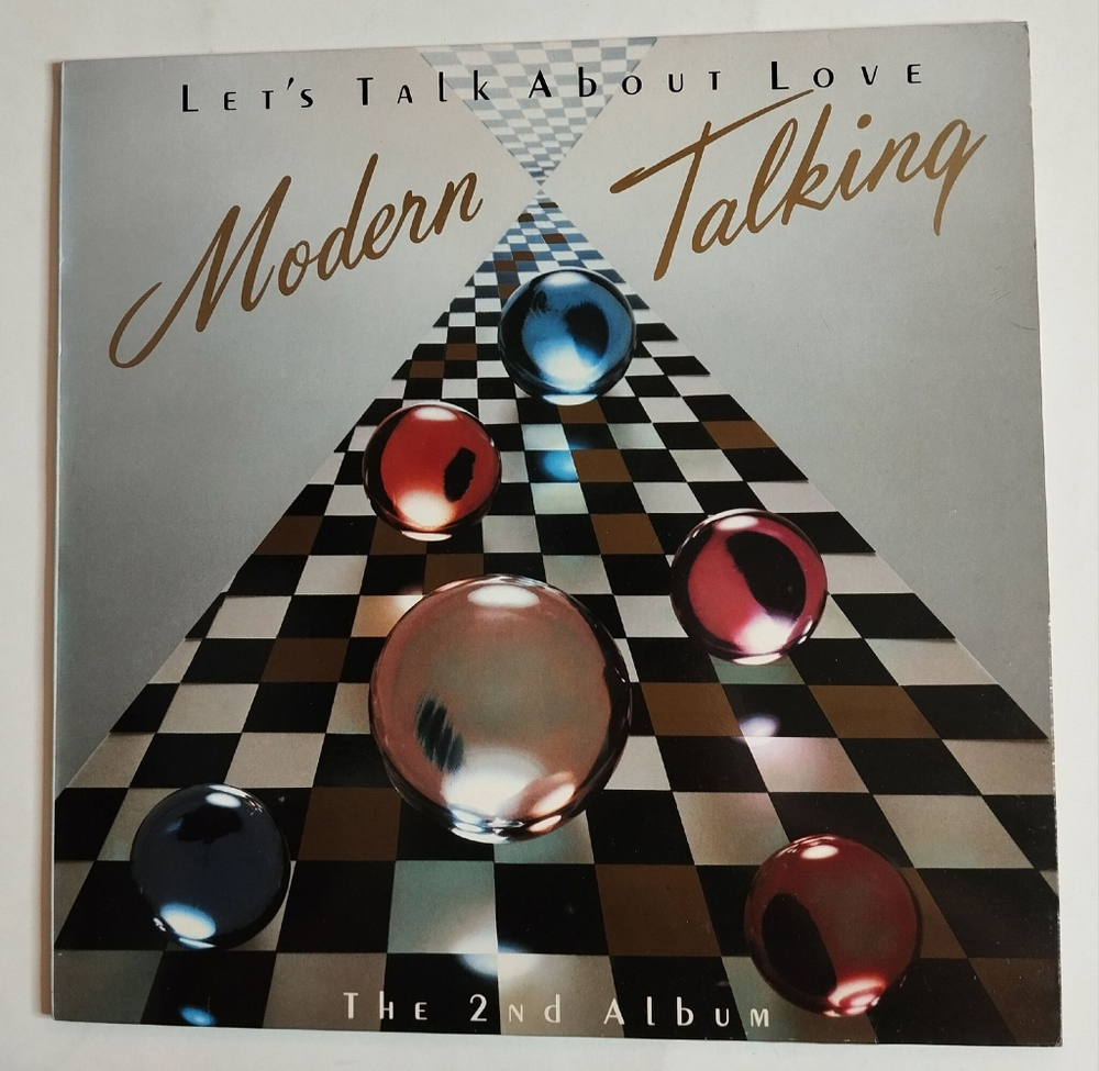 Винтажная виниловая пластинка LP Modern Talking Lets Talk About Love The 2nd Album (Spain 1985)