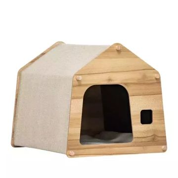 Домик для животных Leset Блисс Натуральное дерево