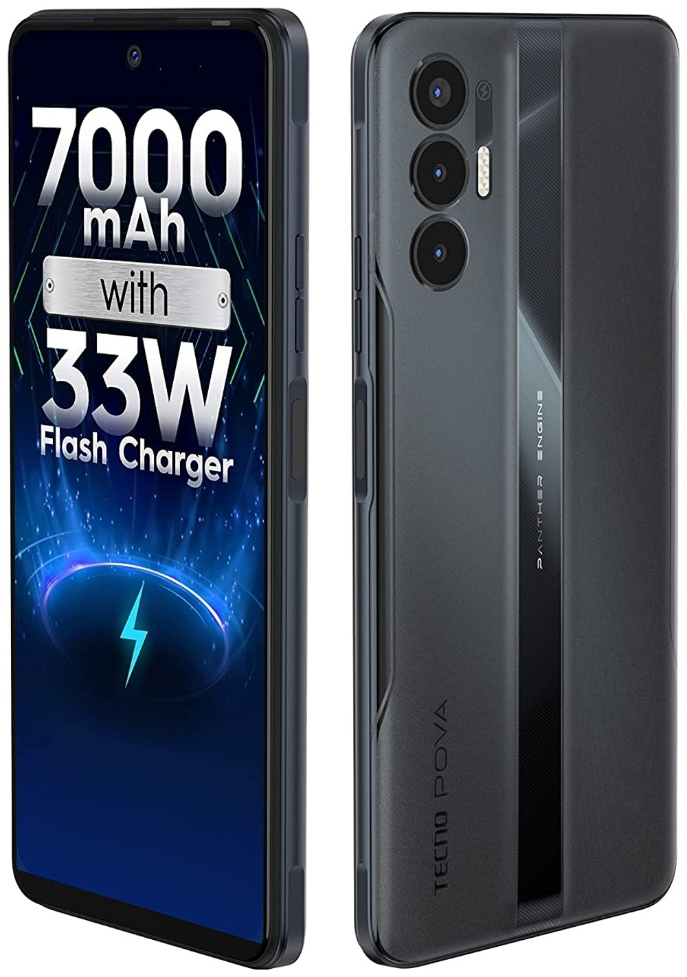 Смартфон TECNO Pova 3 NFC 6 ГБ/128 ГБ черный