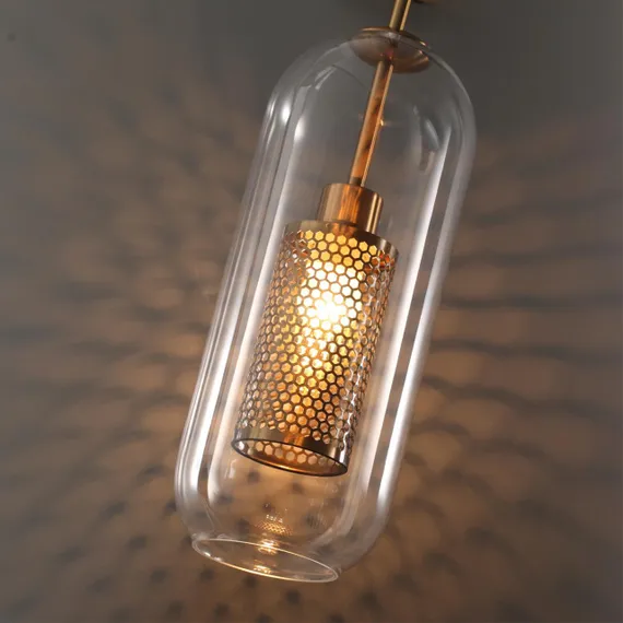 4940/1 PENDANT ODL22 467 античн.бронза/металл/прозрачный/стекло Подвес E27 1*40W CLOCKY