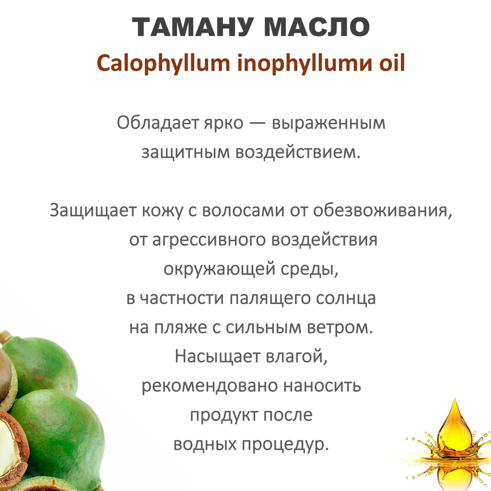 Масло таману / Calophyllum inophyllumи oil