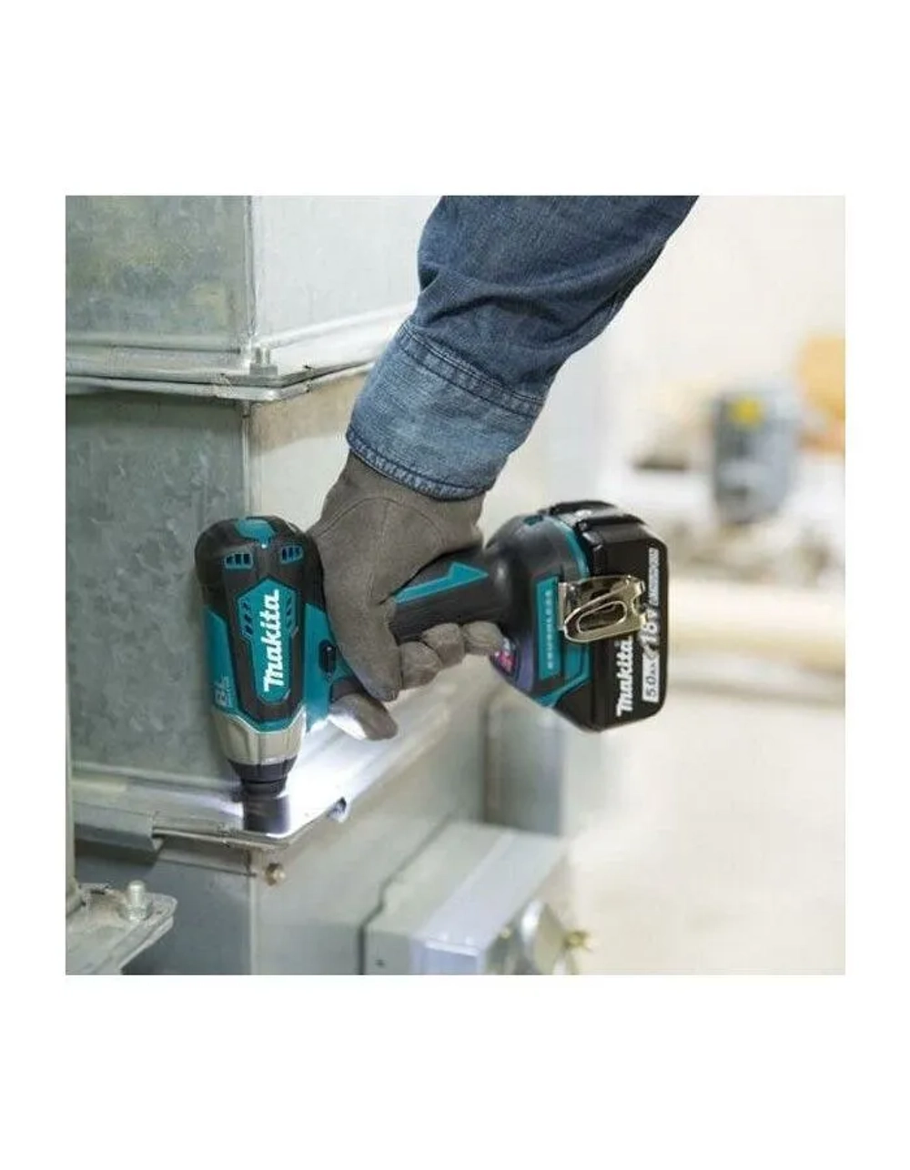 Гайковерт Makita DTW180RFE аккум. патрон:квад.3/8" (кейс в комплекте)