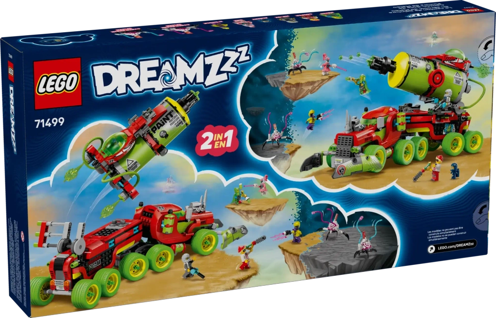 Конструктор LEGO DREAMZzz 71499 Грузовик Матео с краской из баллончика