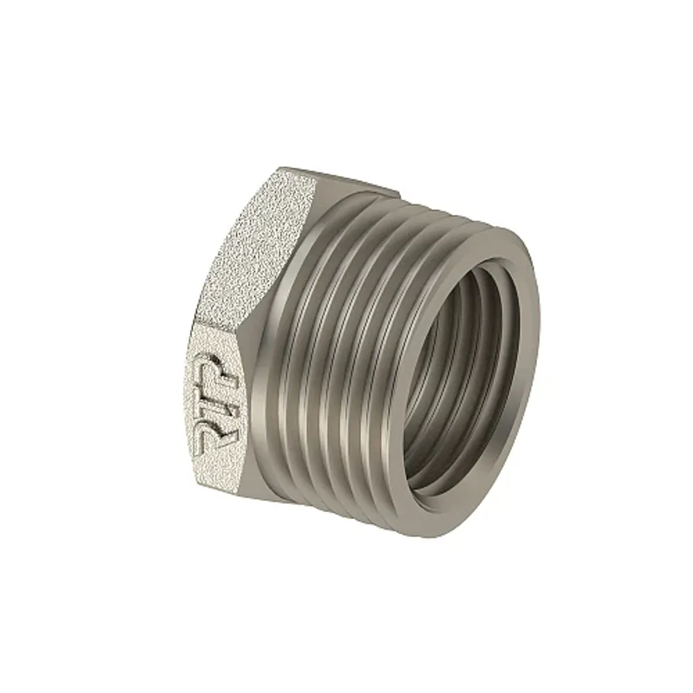 Футорка лат. 1/2" * 1/4" нар./вн. Никель