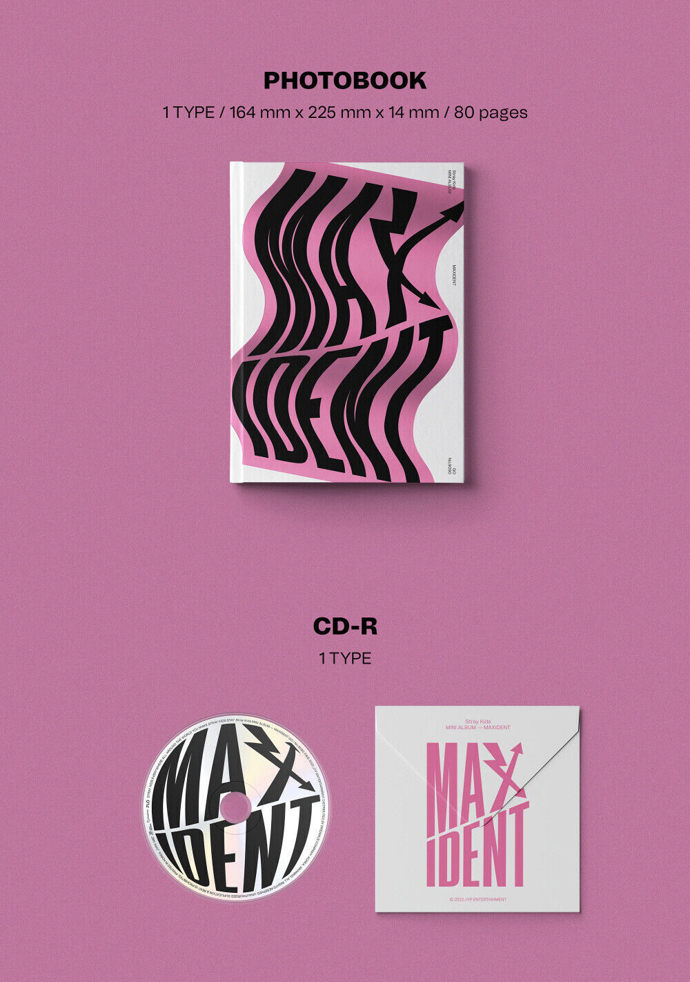 Альбом Stray Kids - MAXIDENT [GO ver.(Limited Edition)]