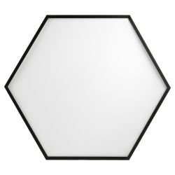 Светильник LED ЭРА Geometria SPO-121-B-40K-038 Hexagon 38Вт 4000K 4000Лм IP40 600*80 черный подвесной драйвер внутри | Декоративные светильники Geometria