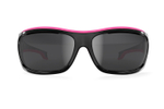 Спортивные очки LiP Tide / Gloss Black - Pink Rubber / PC Polarized / Levante Series Chroma Smoke