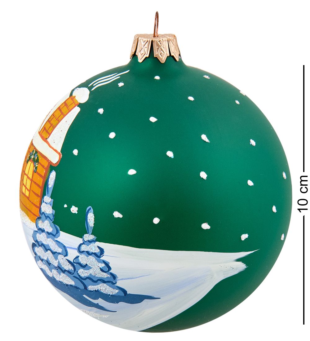 Элита НФШ-1497/2 Ел.украшение Шар «Домики» 100 мм