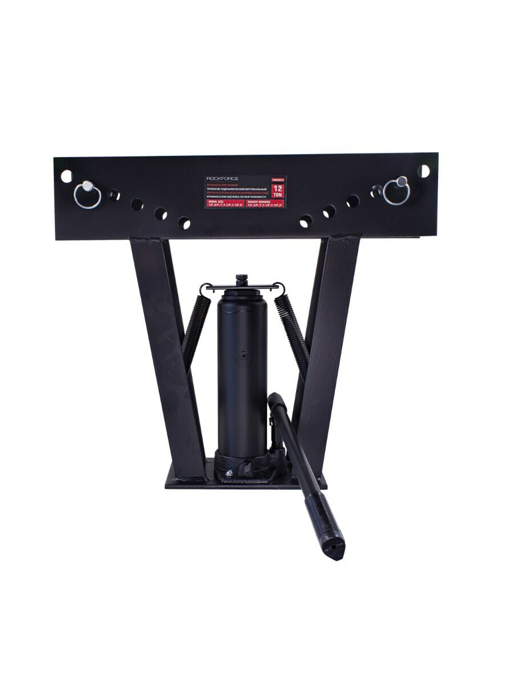 Трубогиб гидравлический вертикальный 12Т (1/2'', 3/4'', 1'', 1 1/4'', 1 1/2'', 2'') RockForce##Rock FORCE RF-03003-3